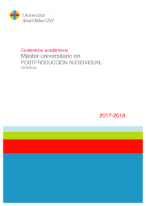 Dossier del máster - Universitat Abat Oliba CEU