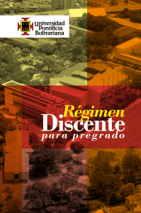 Régimen Discente - Universidad Pontificia Bolivariana