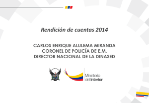 Rendición de cuentas 2014 - Policía Nacional del Ecuador