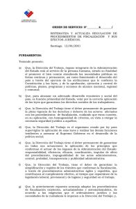 departamento juridico - Direcci&oacute;n del Trabajo