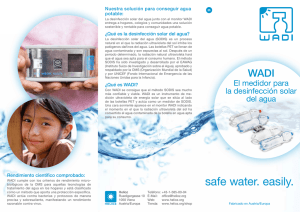 safe water. easily. - Helioz is the inventor of WADI