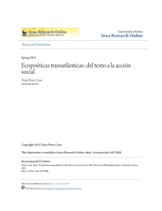 Ecopoéticas transatlánticas: del texto a la acción social