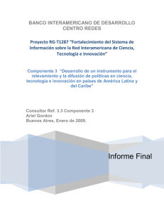 Informe Final Ref 3.3 - Proyecto BID-Centro Redes RG