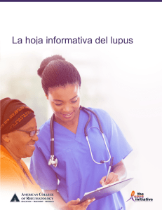 La hoja informativa del lupus