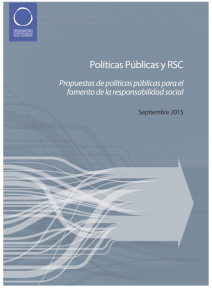 Políticas públicas y RSC - Observatorio de Responsabilidad Social