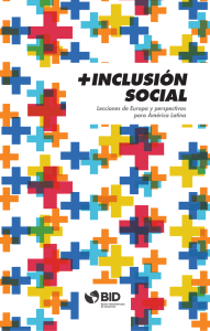 inclusión social: lecciones de Europa y perspectivas para América