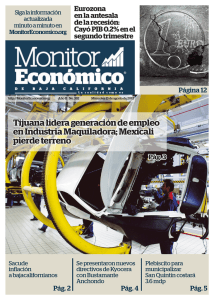 15 agosto 2012 - Monitor Económico