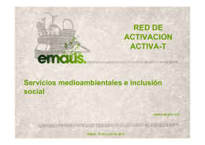 EMAUS SCIS: Red de activación Activa-T.