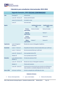 Calendario académico