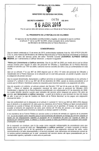 decreto 678 del 16 de abril de 2015
