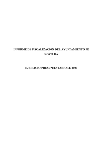 Informe de Fiscalización realizado por la Sindicaturas de Cuentas