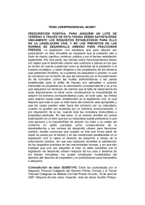 tesis jurisprudencial 60/2007. prescripción positiva. para