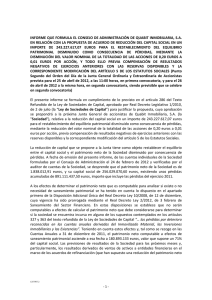 Informe de la Administradores en relación con el punto segundo del