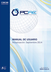 Manual - Programa PCAE