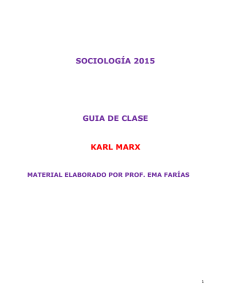 Guía de clase Marx