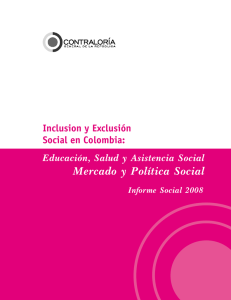 Inclusión y Exclusión Social en Colombia