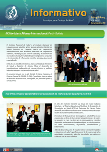 INS fortalece Alianza Internacional: Perú - Bolivia