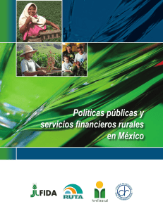 Políticas públicas y servicios financieros rurales
