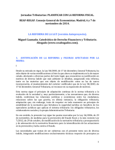 M. Caamaño reforma - Consejo General de Economistas