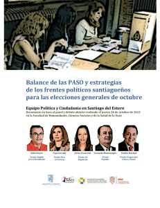 Balance de las PASO y estrategias de los frentes políticos