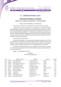 Anuncio 201307305 - Boletín Oficial de la Provincia de Burgos