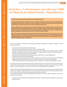 Acuerdos y Convenciones suscritos por Chile en - FLACSO