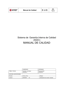 Manual de Calidad - Universidad de La Rioja
