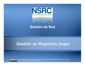 Gestión de Registros (logs)