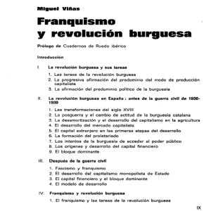 Prólogo al trabajo de Miguel Viñas, Franquismo y revolución