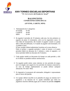 XXIV TORNEO ESCUELAS DEPORTIVAS BALONCESTO