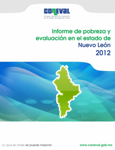 Informe de pobreza y evaluación de Nuevo León 2010