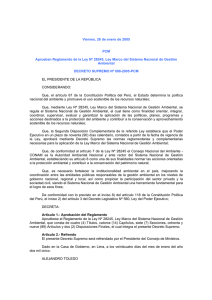 Reglamento Ley SNGA - D.S. 008-2005-PCM1