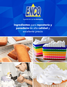 Descargar PDF Catálogo Panaderías y Pastelerías