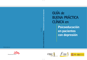 Guía de Buena Práctica Clínica en Psicoeducación en pacientes