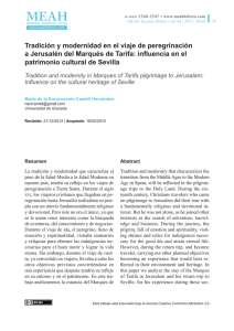 Tradición y modernidad en el viaje de peregrinación a Jerusalén del