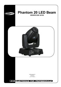 Phantom 20 LED Beam