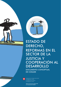 Estado de derecho, reformas en el sector de la justicia y