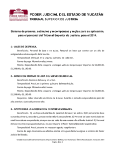 poder judicial del estado de yucatán