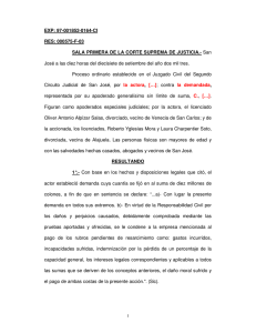 Sentencia n° 575-F-2003 10:00 17/10/2003 - Poder