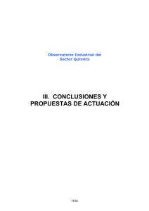 III. CONCLUSIONES Y PROPUESTAS DE ACTUACIÓN