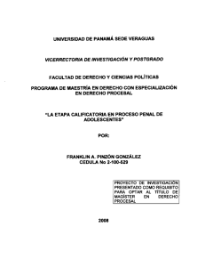 UNIVERSIDAD DE PANAMÁ SEDE VERAGUAS VICERRECTORIA