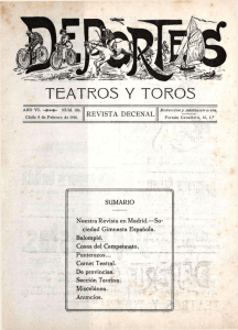 teatros y toros - Biblioteca Virtual de Andalucía