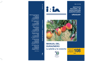 manual del duraznero - Catálogo de Información Agropecuaria