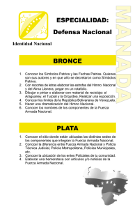 Especialidades Identidad Nacional Defensa Nacional