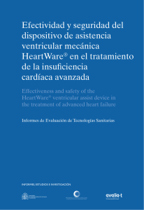 Efectividad y seguridad del dispositivo de asistencia ventricular