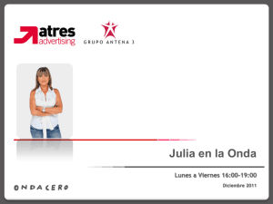 Julia en la Onda