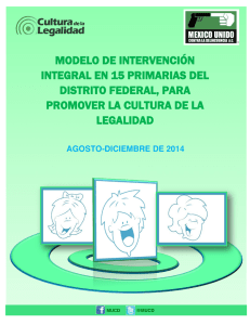 modelo de intervención integral en 15 primarias del distrito federal