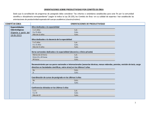 Esp Odontologicas 18-06-2015 - Comisión Nacional de Acreditación