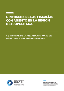 Informe Anual FIA 2013 - Ministerio Público Fiscal