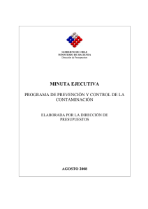 minuta ejecutiva - Comisión Económica para América Latina y el